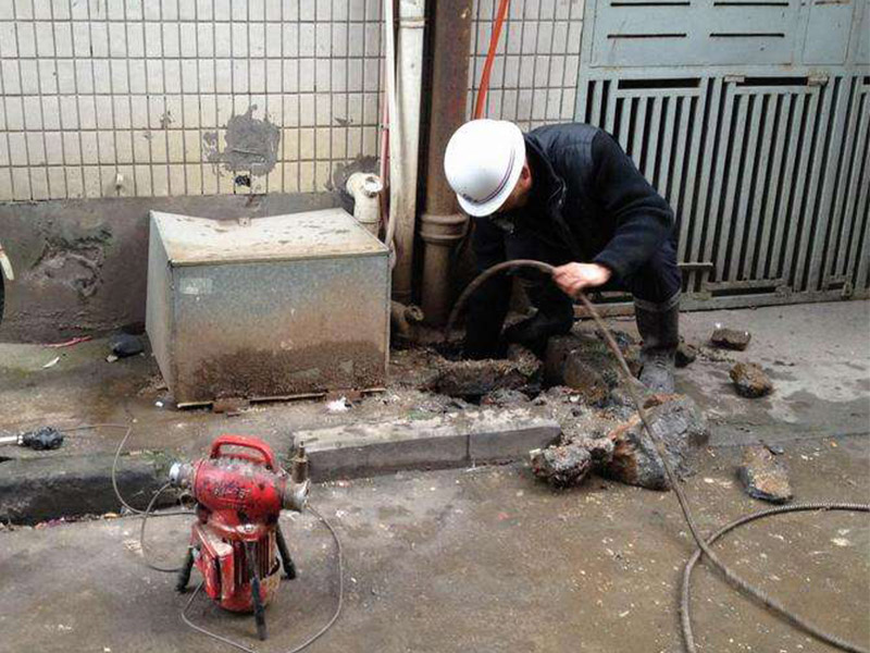 罗山疏通下水道-洗菜池疏通